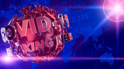 Breaking news intro Stock-Illustration