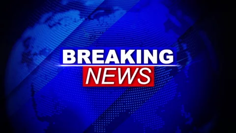Breaking News Intro Title Stock Footage 334345305