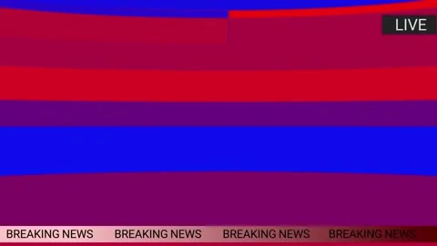 Breaking News Live Broadcast Background with Red and Blue Graphics. Televis.. Video stock 339784551