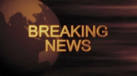 BREAKING NEWS LOOPING BG Stock Footage