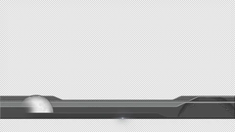 Breaking News Lower Third with Alpha Channel, transparent background. Stock Footage 248430095