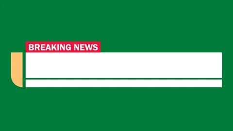 Breaking News Lower Third Green screen Animation Professional News Presenta.. Video stock 302583778