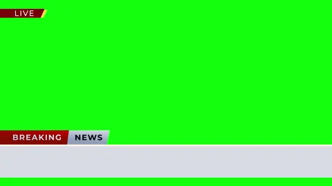 Breaking News - Lower third live breaking news Stock Footage 265873725