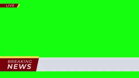 Breaking News - Lower third live breaking news Stock Footage 265873728