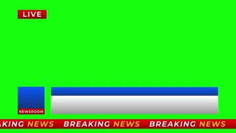 Breaking News - Lower third live breaking news Stock Footage 265873835