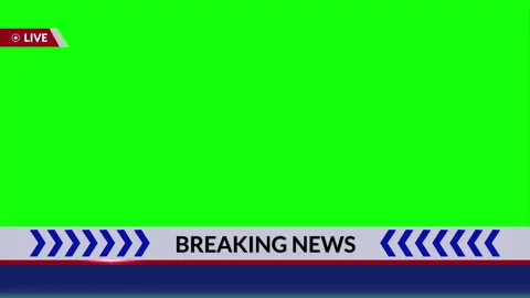 Breaking News - Lower third live breaking news brackground Stock Footage 270537950