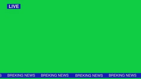 Breaking News Lower third live breaking news green screen Seamless Looping. Brea Stock Footage 311658701