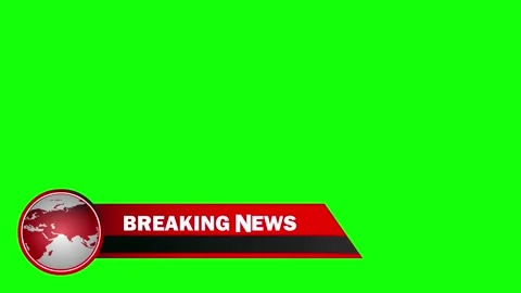 Breaking news lower third on planet earth seamless looping 4k Vidéo 279489202