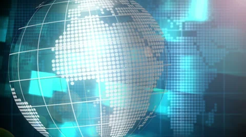Breaking News Modern Virtual Studio Set Vidéo 33701595
