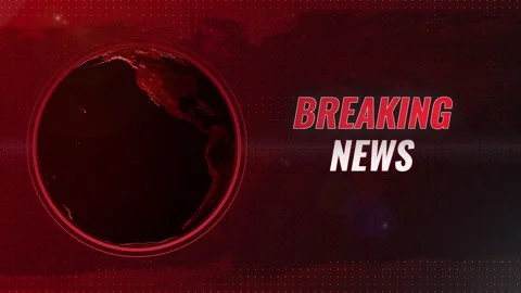 Breaking News Motion Background Dynamic Broadcast Animation in 4K Stock Footage 319663832