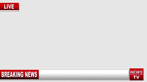 Breaking News Overlay Stock Footage 310335707