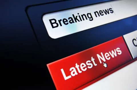 Breaking news Stock Photos
