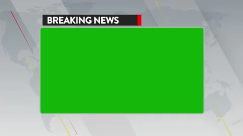 Breaking news plate Stock Footage 147917288