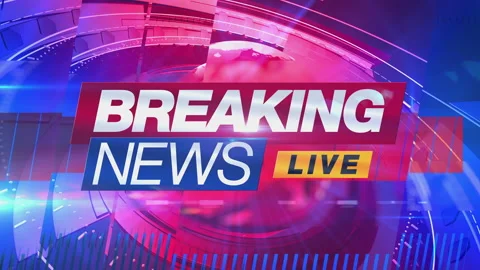 Breaking News Reveal Loop Animated Graphics - Asia Edition Stock Footage 332269361