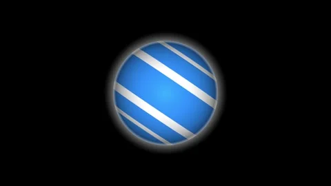 Breaking news text animated on spinning globe with blue and white stripes, .. 库存影片 339751625