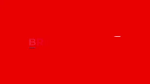 Breaking News Text Animation on Red Background. Stock Footage 276185677