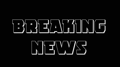 Breaking news title animation Stock Footage 224945913
