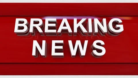 Breaking News Transition Stock Footage 318119948