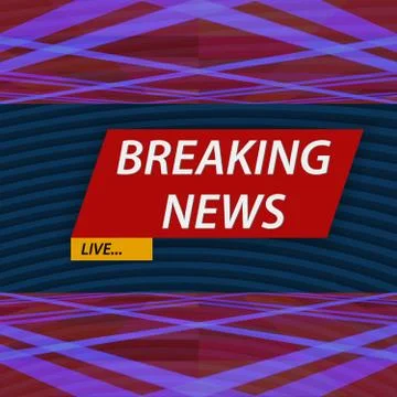 Breaking news. Vector illustration Stock Illustration
