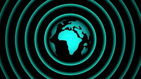 Breaking news virtual studio concept animation isolated on black background Stock Footage 322061302