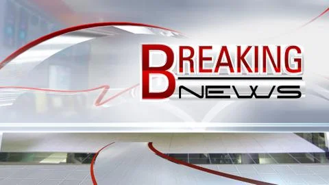 Breaking news Virtual studio 스톡 일러스트