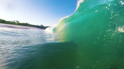 Breaking Ocean Wave. Stock Footage 52083775