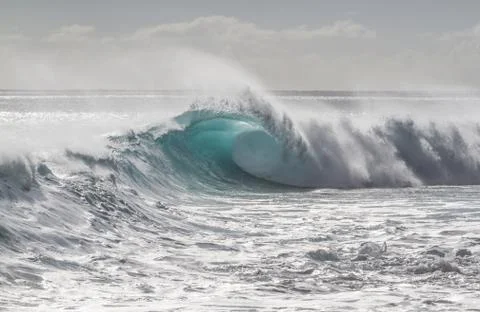 Breaking Ocean wave Foto stock