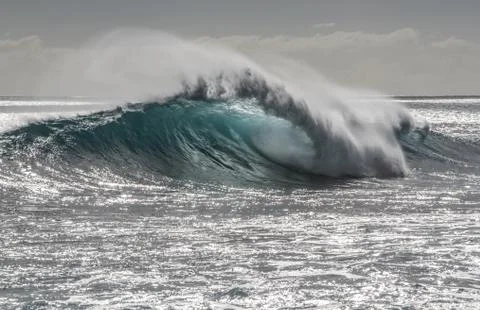 Breaking Ocean wave Foto stock
