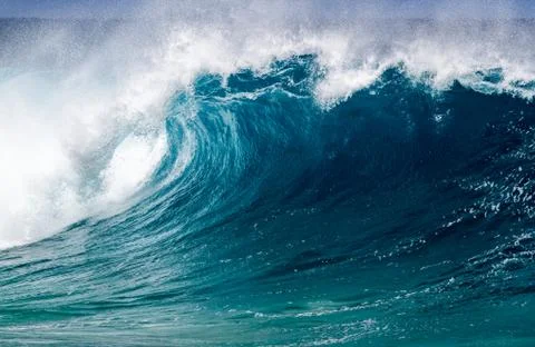 Breaking Ocean Wave Stock Photos