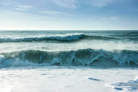 Breaking ocean waves Stock Photos