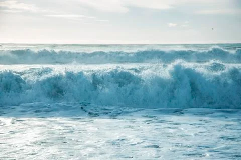 Breaking ocean waves Stock Photos