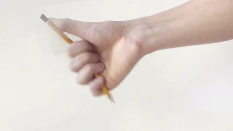 Breaking Pencil Stock Footage 78605329