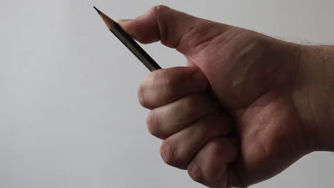 Breaking Pencil Stock Footage 123669815