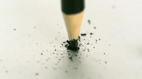 Breaking pencile, Slow Motion Stock Footage 22227786