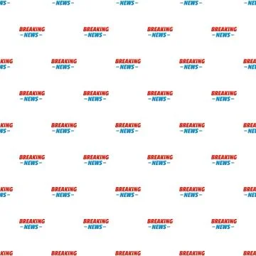 Breaking report pattern seamless Illustrazione stock