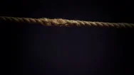 Breaking Rope In Super Slow Motion Stock Footage