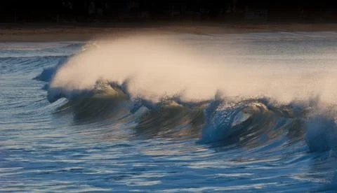 Breaking surf Stock Photos
