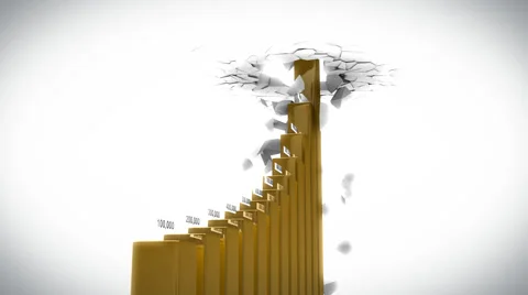 Breaking through the limits. Video stock 64234047