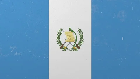Breaking wall with painted flag of Guatemala. Guatemalan crisis conceptual 3D Stock Footage 111907316