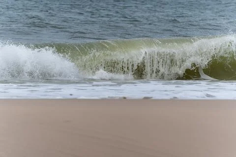 Breaking wave close-up. Stock Photos