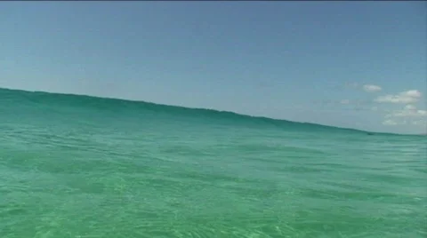 Breaking wave  Stock Footage 313939