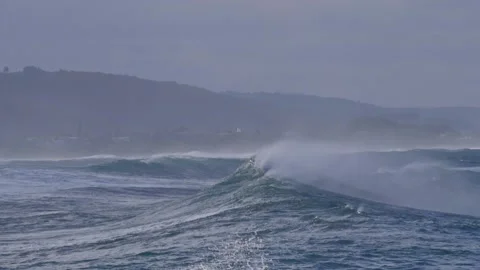 Breaking Wave Stock Footage 133791204