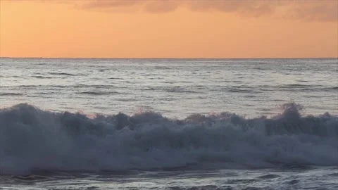 Breaking wave Stock Footage 223798892