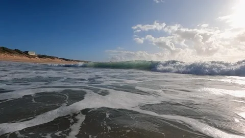 Breaking Wave Stock Footage 224055632
