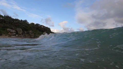 Breaking wave Stock Footage 225656165