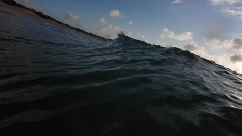 Breaking Wave Stock Footage 301934361