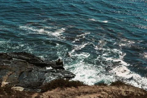 Breaking the wave Foto stock