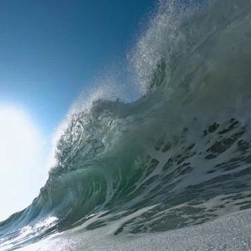 Breaking wave Stock Photos