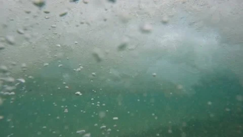 Breaking wave underwater Stock Footage 231872089