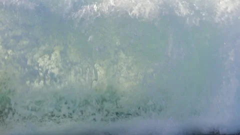 Breaking Waves at Rising Storm Stock Footage 221546214